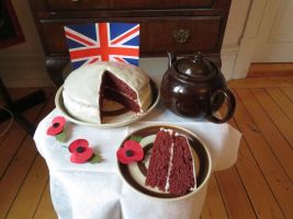 DIY Poppy Day Tea cake