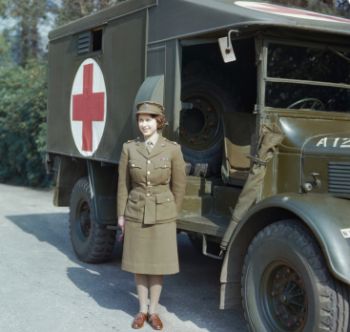 Princess Elizabeth in ATS uniform