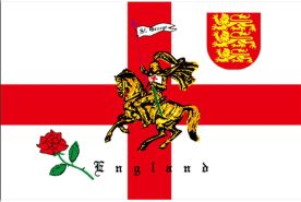 St George's Day - England rose and flag